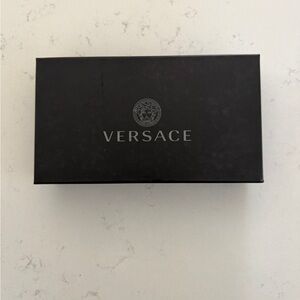 Versace iPhone 14 15 16 pro case with gold Chain strap